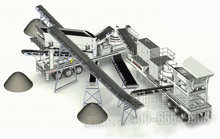 二級組合移動破碎站 二級組合移動破碎站